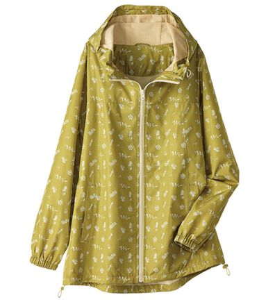 BELLUNA（ベルーナ）の「はっ水！裏あったか素材プリントパーカー（バッグ付）（ブルゾン）」