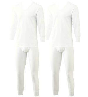 「素肌の匠（Ｒ）プレミアム綿１００％ふっくらインナー上下組（メンズ肌着・インナーウェア）」｜詳細画像