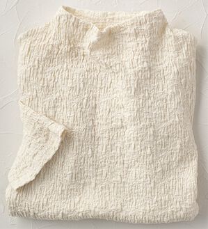 BELLUNA（ベルーナ）の「クラッシュジャカードハイネックプルオーバー・タンクトップ（カットソー）」｜オフ白 プルオーバー