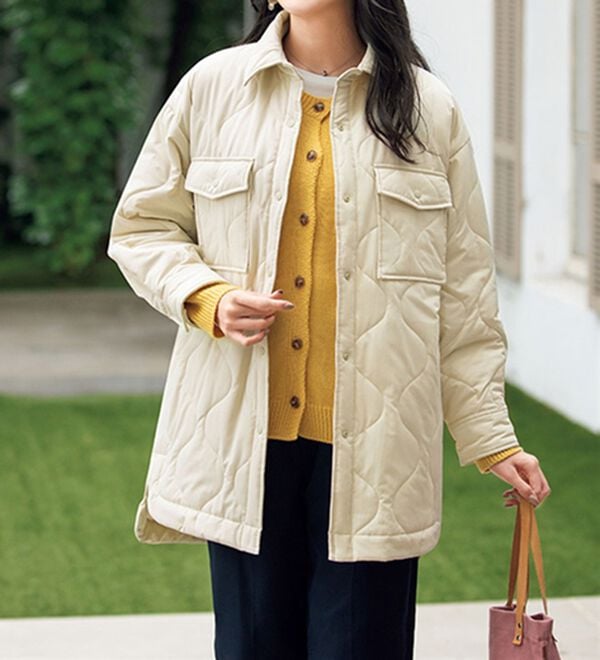 ルフラン（ルフラン）の「ゆったりが可愛いキルトジャケット（その他ジャケット）」｜詳細画像