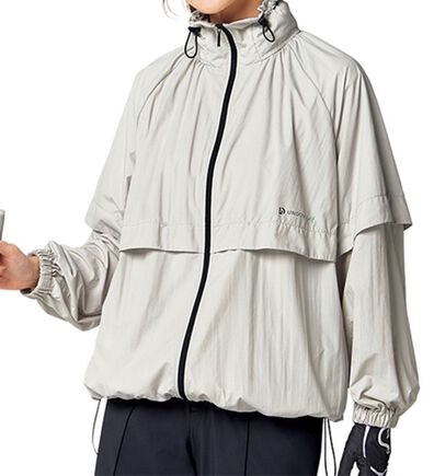 BELLUNA（ベルーナ）の「【UNDOVE】フード付はっ水スタンド衿ブルゾン（ブルゾン）」