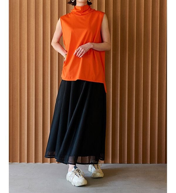 RANAN（ラナン）の「スリーブレスハイネックプルオーバー（カットソー）」｜詳細画像