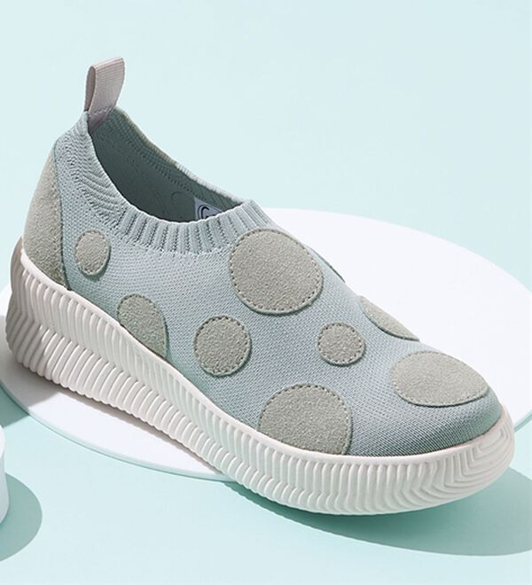 ルフラン（ルフラン）の「＜ゴムゴム＞厚底軽量ニットスニーカー（スニーカー）」｜グレー