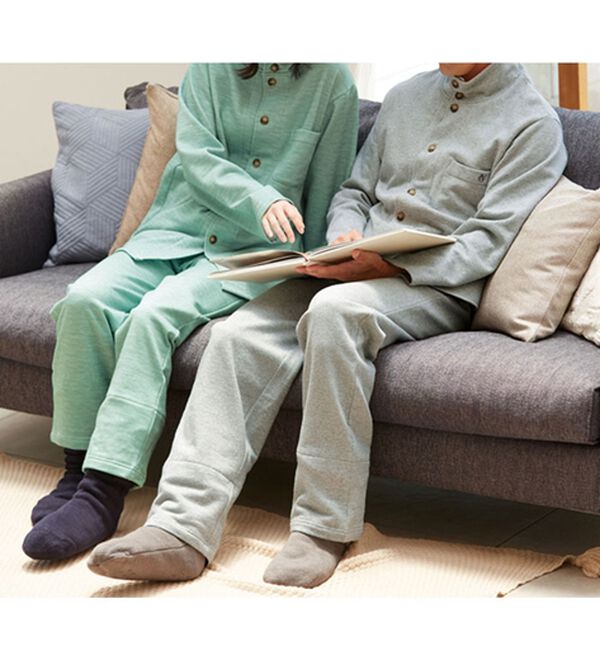 「やっと出会えた！綿１００％裏起毛パジャマ（メンズルームウェア）」｜詳細画像