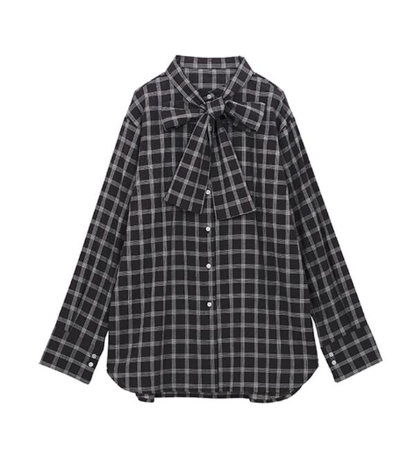 RANAN（ラナン）の「２ｗａｙボウタイチェックシャツ（シャツ）」｜詳細画像
