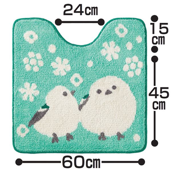 「トイレタリー　シマエナガ（トイレマット）」｜詳細画像