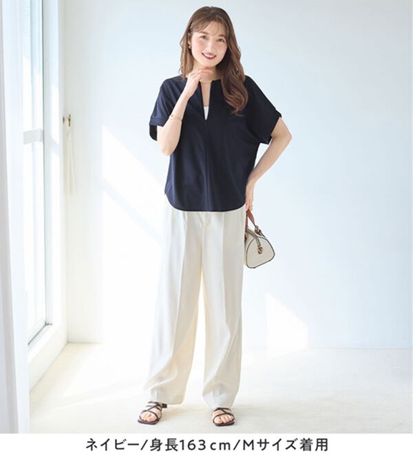 alotta（アロッタ）の「ジップ使いドルマンブラウス（ブラウス）」｜詳細画像