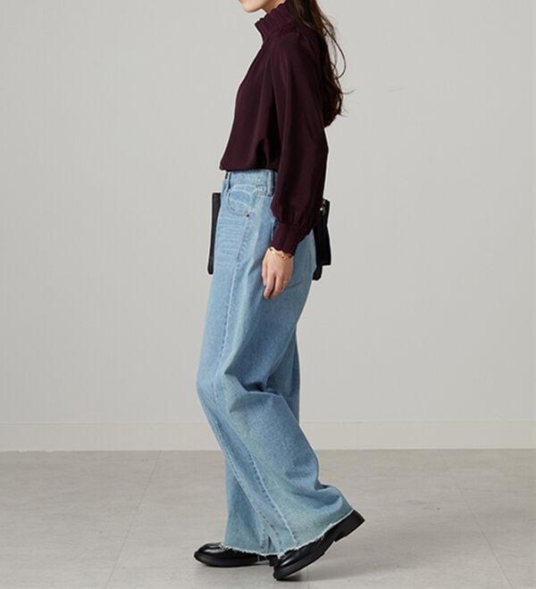 BELLUNA（ベルーナ）の「リブニット使いチュニック（チュニック）」｜詳細画像