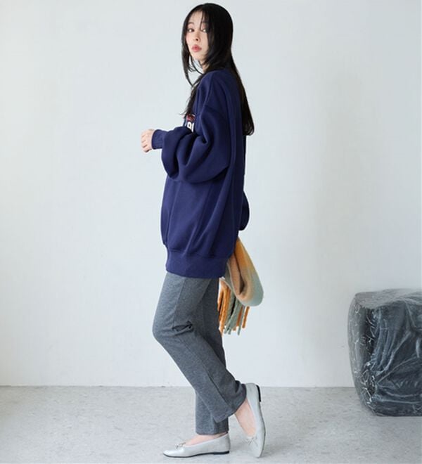 BELLUNA（ベルーナ）の「まるではく毛布！静電防止付裏ファーイージーパンツ（フルレングスパンツ）」｜詳細画像