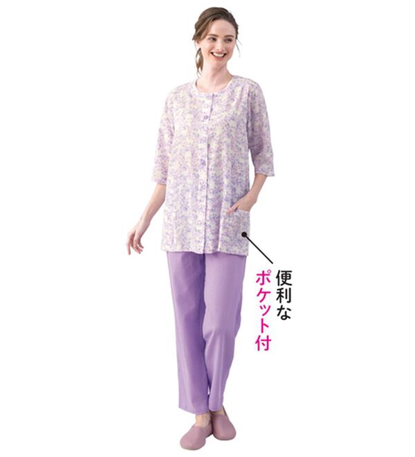 「選べて嬉しい楊柳パジャマ（パジャマ・ルームウェア）」｜詳細画像