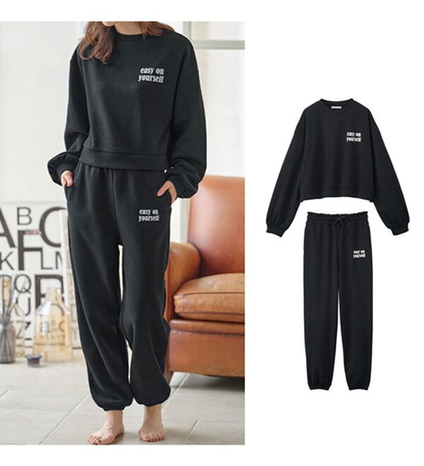 裏起毛スウェットセットアップ - ベルーナ【公式】