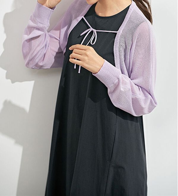 BELLUNA（ベルーナ）の「日差しに負けたくない！腕だけボレロ（ニットカーディガン）」｜詳細画像