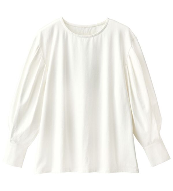 RANAN（ラナン）の「タックスリーブカットソープルオーバー（カットソー）」｜詳細画像