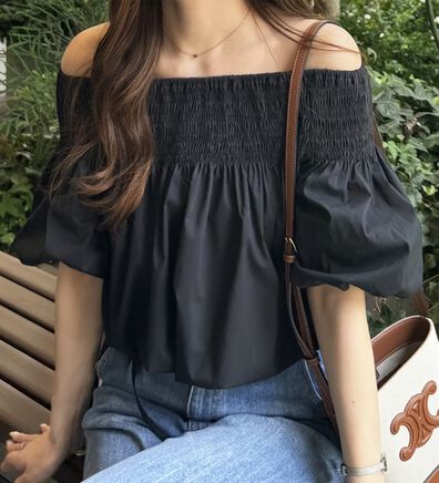 GeeRA（ジーラ）の「ドロストオフショルブラウス（ブラウス）」