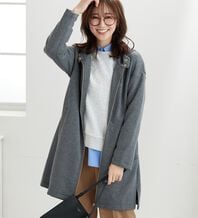 BELLUNA（ベルーナ）の「衿デザインロング丈パーカー（パーカー）」