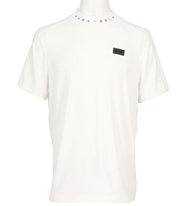 「＜ｐｕｍａ＞ゴルフ　ＳＩＭＰＬＥ半袖モックネックシャツ（メンズシャツ）」｜ホワイトグロー