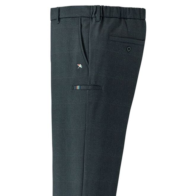 「＜アーノルド　パーマー＞のびのび裏フリースパンツ（メンズフルレングスパンツ）」｜チェック