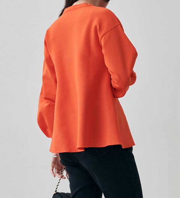 RANAN（ラナン）の「ペプラムチュニックカーデ（ニットカーディガン）」｜詳細画像