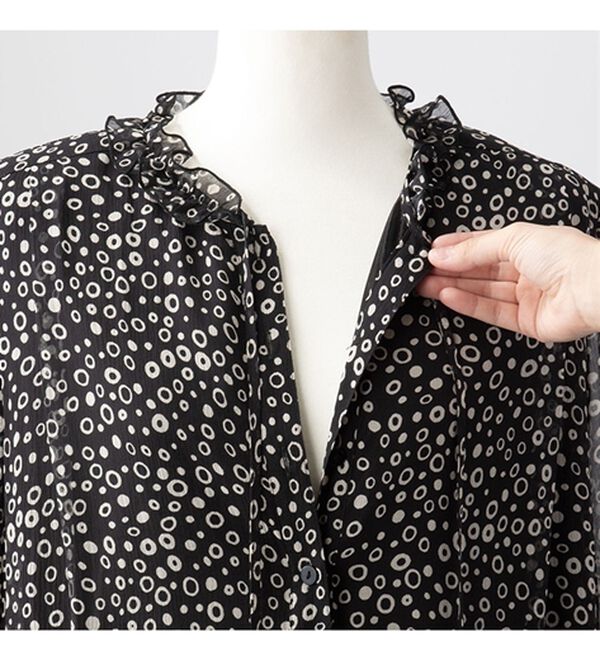 ルフラン（ルフラン）の「シルク１００％ワンピース（その他ワンピース）」｜詳細画像