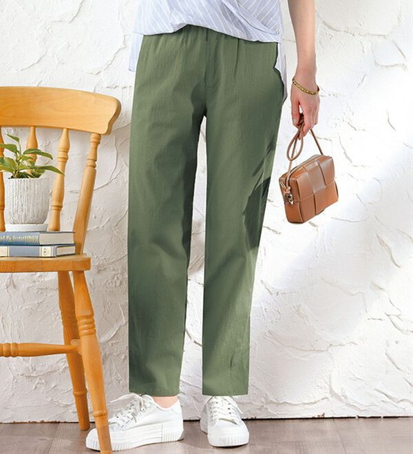 はきやすい♪やわらかコットンパンツ - ベルーナ【公式】 