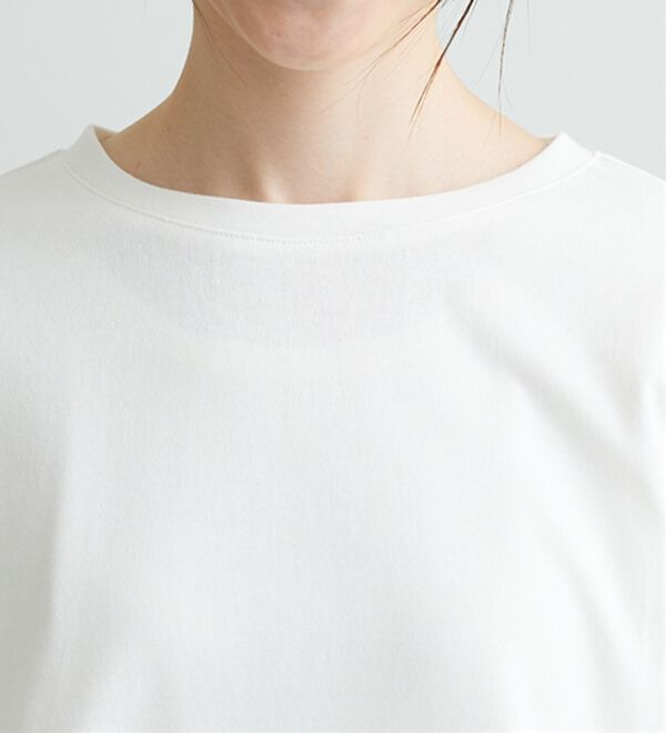 BELLUNA（ベルーナ）の「ギャザー使い異素材切替ふんわりチュニック（チュニック）」｜詳細画像