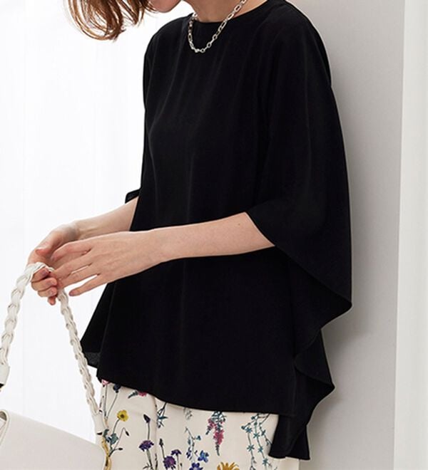 BELLUNA（ベルーナ）の「ＵＶ対策！涼やかケープ風ブラウス（ブラウス）」｜詳細画像