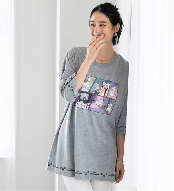 「＜Ｄｉｓｎｅｙ＞ディズニー映画ＰＨＯＴＯ風Ｔシャツ（チュニック）」｜詳細画像