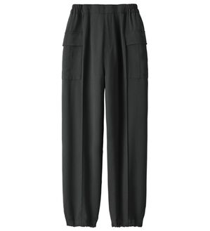 ルフラン（ルフラン）の「程よいカーゴな足もと遊ぶパンツ（その他パンツ）」｜黒