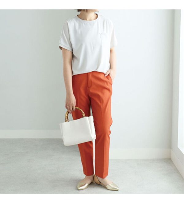 BELLUNA（ベルーナ）の「ジョーゼット切替ポケット付プルオーバー（カットソー）」｜詳細画像