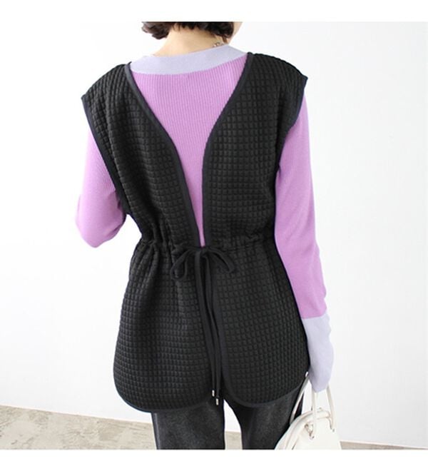 GeeRA（ジーラ）の「前後２ＷＡＹキルティングカットソーベスト（ベスト）」｜詳細画像