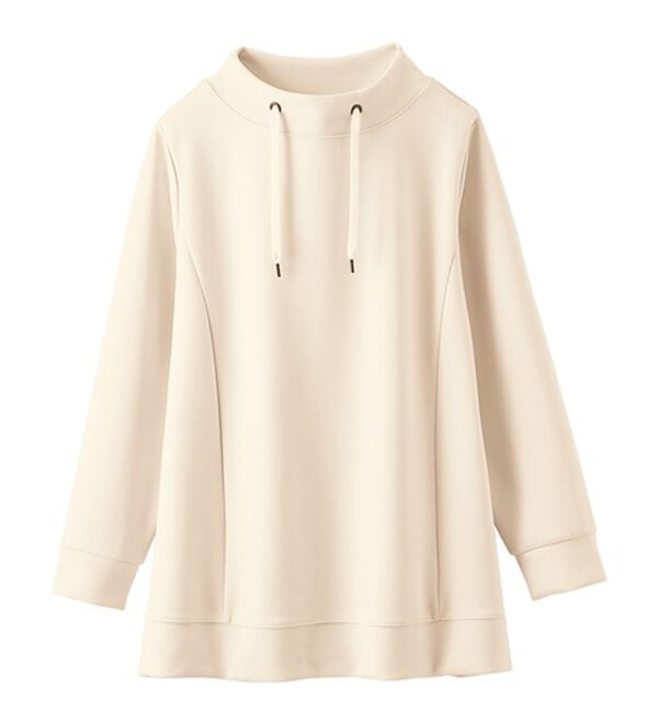 BELLUNA（ベルーナ）の「【新色追加】ワイドネックサイド切替プルオーバー（カットソー）」｜詳細画像