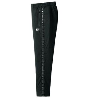 「＜ザ　ショップ　ティーケー＞ハイブリッドダウンパンツ（メンズフルレングスパンツ）」｜ブラック