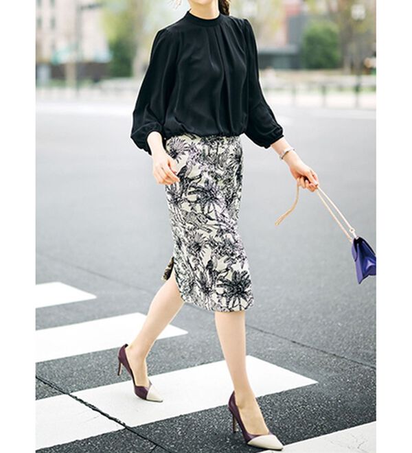 RANAN（ラナン）の「ゴブラン使いドッキングワンピース（ドッキングワンピース）」｜詳細画像