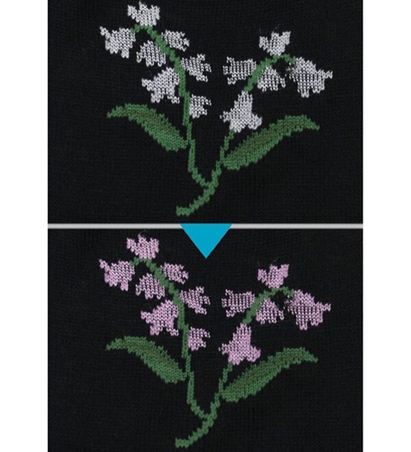 BELLUNA（ベルーナ）の「【２色セット】ＵＶフラワーアームカバー（その他ファッション小物）」｜詳細画像