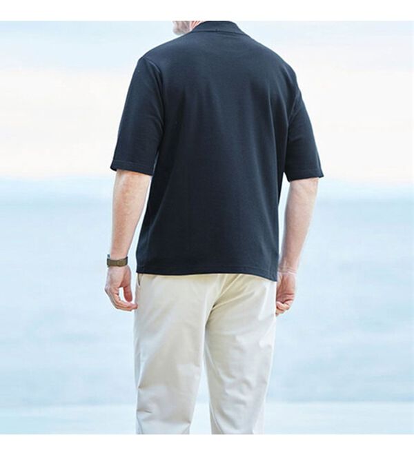 「【３色組】＜コムルヴァン・オム＞爽やかモックネックＴシャツ（メンズシャツ）」｜詳細画像