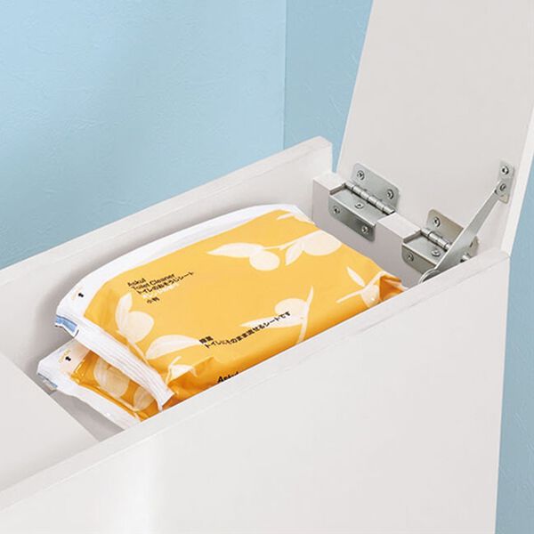 「大量巻きも入るスリムトイレラック（その他トイレ用品）」｜詳細画像