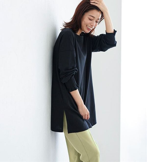 Pierrot（ピエロ）の「タックスリーブポンチチュニック（チュニック）」｜詳細画像