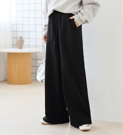 Viola e Viola（ヴィオラ エ ヴィオラ）の「【選べる丈】毛布のような温かさ　ストレートイージーパンツ（その他パンツ）」