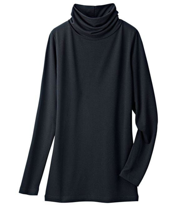 LAVIENNE（ラヴィエンヌ）の「＋５．２度のあったかインナー　ベリーヒート　タートルネック長袖（肌着・インナーウェア）」｜詳細画像