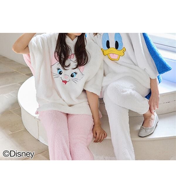 BELLUNA（ベルーナ）の「＜Ｄｉｓｎｅｙ＞【ドナルドダック】両面ボアポンチョ（パジャマ・ルームウェア）」｜詳細画像