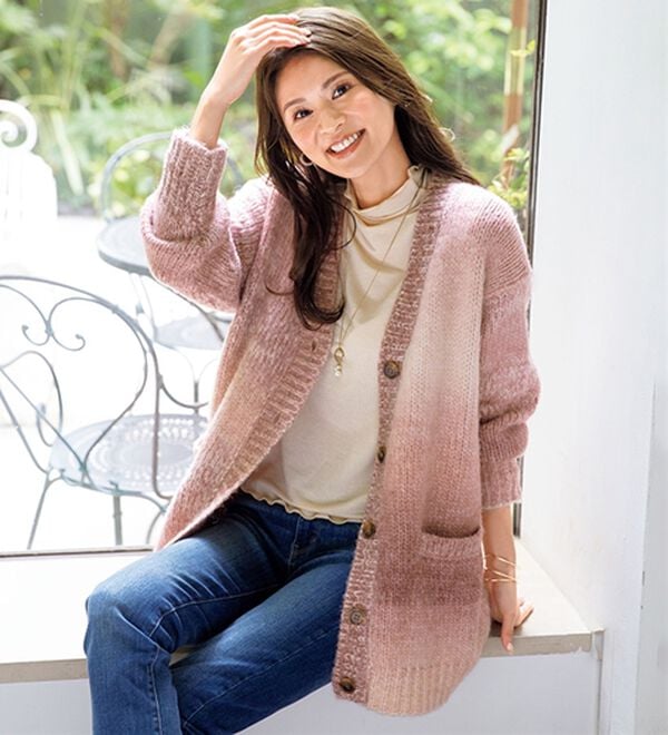 RonHerman グラデーション ニットカーディガン Lサイズ RonHerman グラデーション ニットカーディガン Lサイズ RonHerman