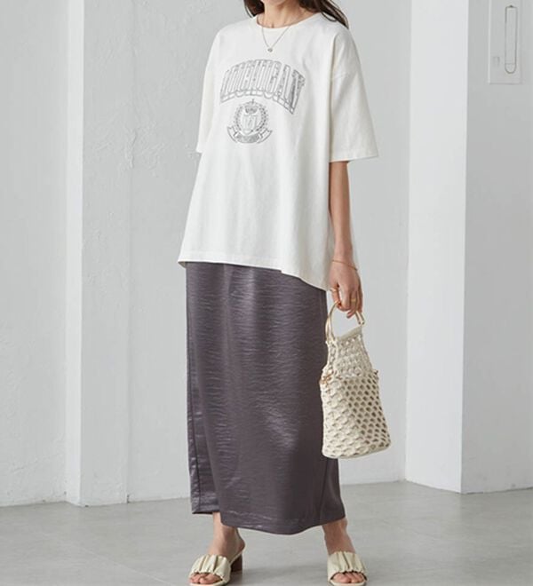 RANAN（ラナン）の「ヴィンテージライクロゴTシャツ（カットソー）」｜詳細画像