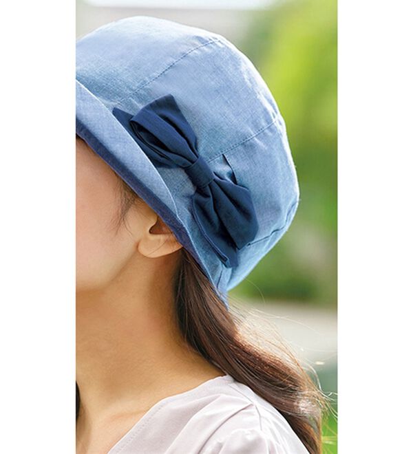 BELLUNA（ベルーナ）の「熱暑に！ヒンヤリクーラー内蔵クロッシェ（帽子）」｜詳細画像
