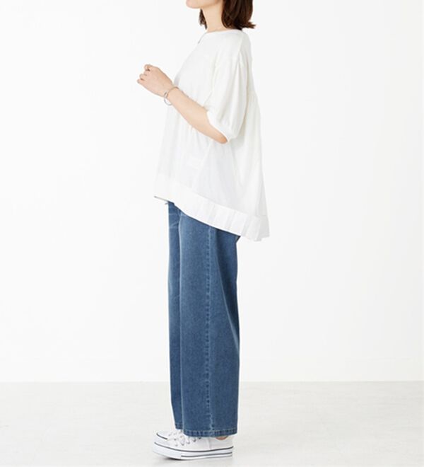 BELLUNA（ベルーナ）の「【Ｌａｇｒｉｌｕａ】後ろチュール切替プルオーバー（カットソー）」｜詳細画像