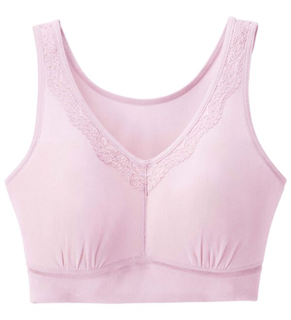 LAVIENNE（ラヴィエンヌ）の「【３色組】さらさらメッシュの快適ブラ（ブラジャー）」｜詳細画像