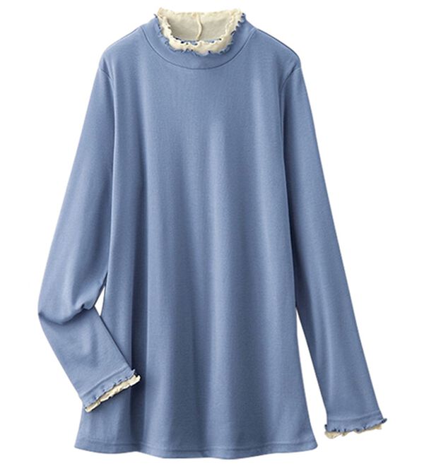 BELLUNA（ベルーナ）の「重ね着風フリル衿プルオーバー（カットソー）」｜詳細画像