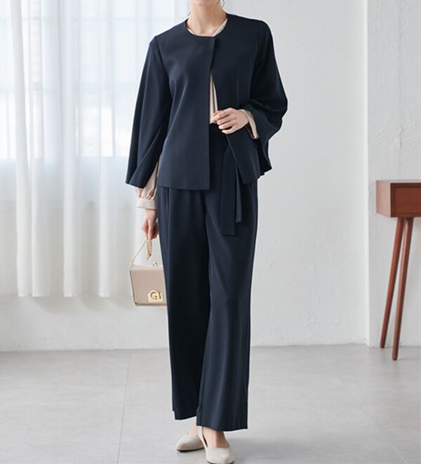 2点セット】防しわ！洗える！ケープライクジャケット