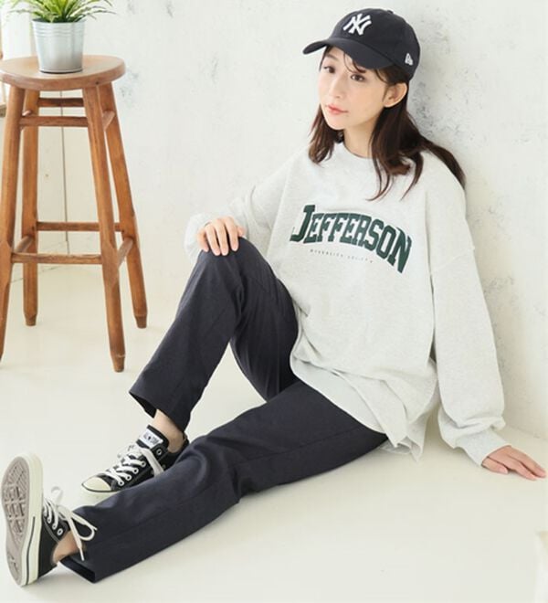 A HAPPY MARILYN（アハッピーマリリン）の「【Ｌ～５Ｌ】楽・暖・美脚！ストレッチ裏起毛パンツ（フルレングスパンツ）」｜詳細画像