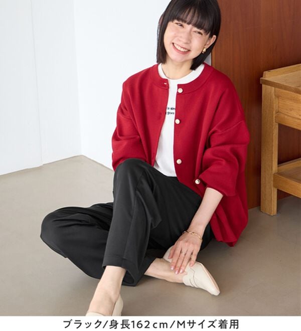 Viola e Viola（ヴィオラ エ ヴィオラ）の「【細見え体型カバー】楽ちん美脚パンツ（フルレングスパンツ）」｜詳細画像