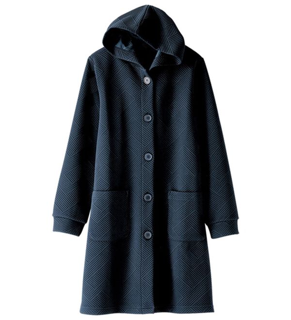 BELLUNA（ベルーナ）の「幾何柄ジャカード素材フードカーディガン（その他カーディガン）」｜詳細画像